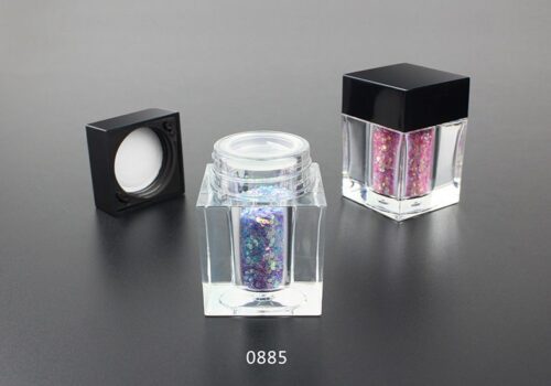 0885
Square Loose Powder Jar with Sifter