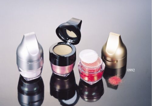 0992
Multi-Color Shaped Loose Powder Jar with Mirror and Sifter
