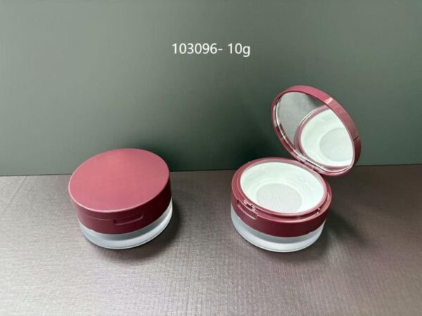103096-10.0g-Single-Mesh-Screw_Closure-PP_ABS_AS 103096
Loose Powder Jar with Mesh