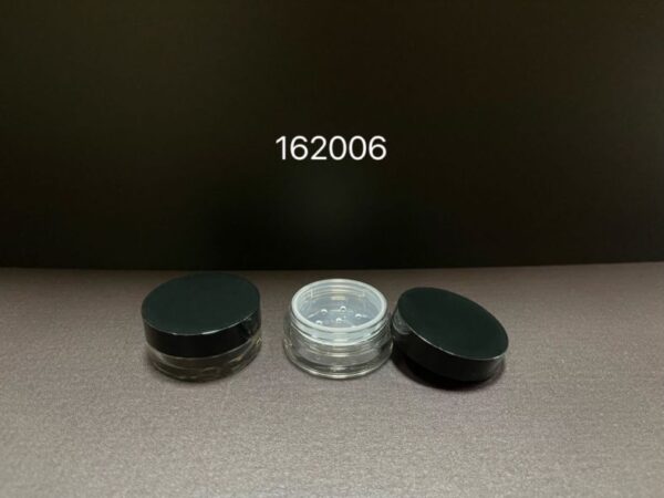 162006-1.0g-Single-Sifter-Screw_Closure-PP_ABS_PMMA 162006
Loose Powder Jar with Sifter