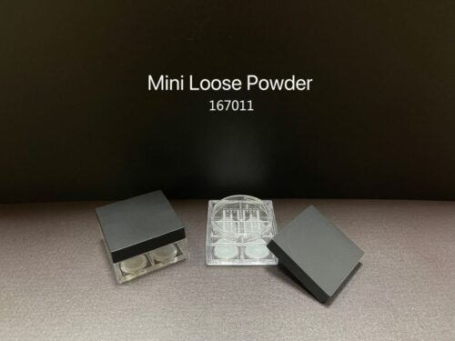167011-1.2g-Multi-Sifter-Screw_Closure-PE_ABS 167011
Multi-Color Square Loose Powder Case with Sifter