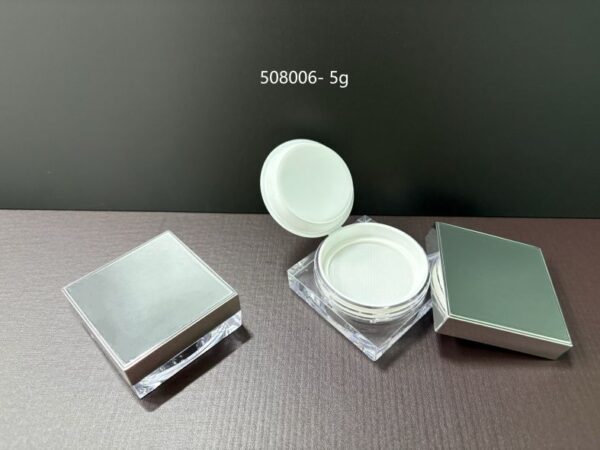 508006-5.0g-Single-Mesh-Screw_Closure-PP_PE_PET_PETG_ABS 508006
Square Loose Powder Case with Mesh