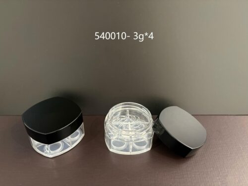 540010-3.0g-Multi-Sifter-Screw_Closure-PE_ABS 540010
Multi-Color Shaped Loose Powder Case with Sifter