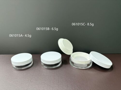 061015B
Loose Powder Jar with Mesh, Refillable