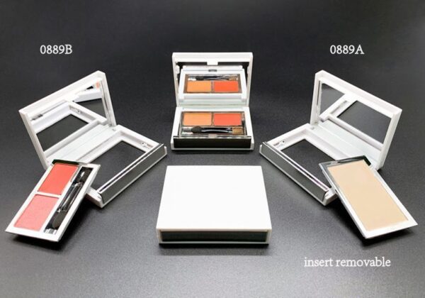 0889A
Square Compact with Mirror, Refillable