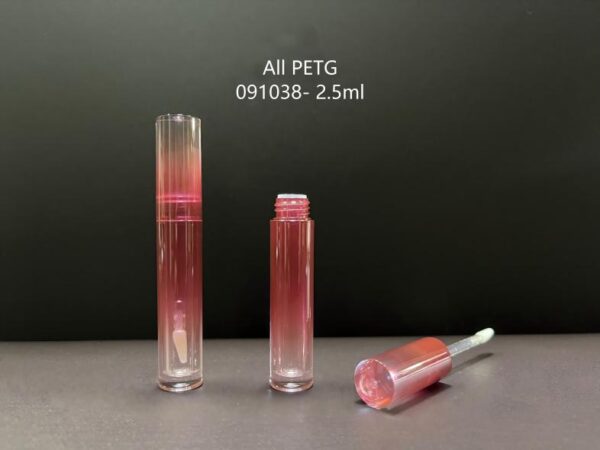 091038
Lipgloss with Applicator and Screw Closure and Regular Wand, S-Free and Mono-Material and Eco