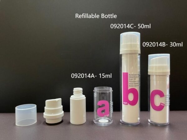 092014A
Bottle with Airtight and Double-Wall, Refillable