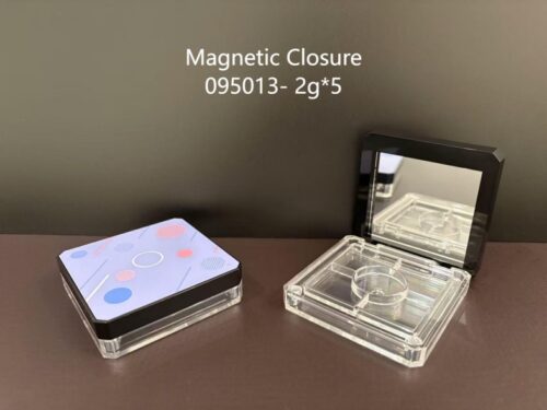 095013
Multi-Color Square Compact with Mirror and Deco Top
