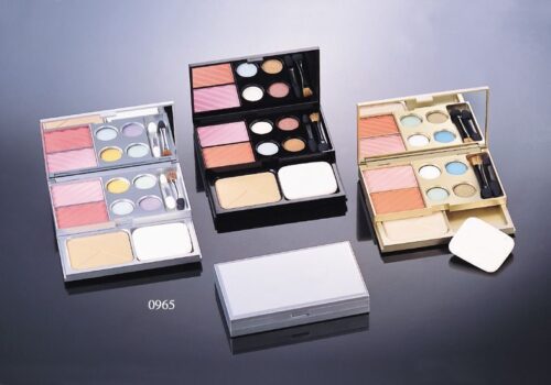 0965
Multi-Color Square Compact with Mirror and Drawer