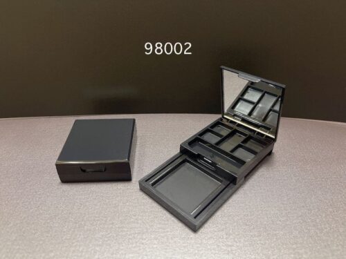 098002
Multi-Color Square Compact with Mirror and Drawer and Snap Closure