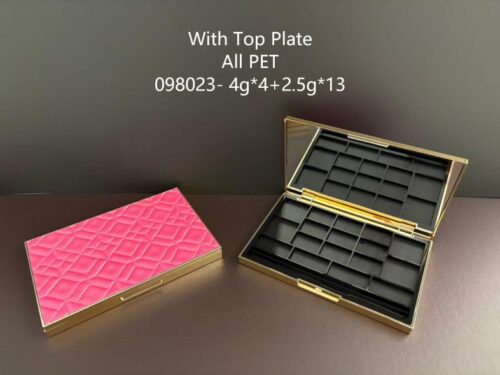 098023
Multi-Color Square Compact with Mirror and Deco Top and Top Plate, S-Free and Mono-Material