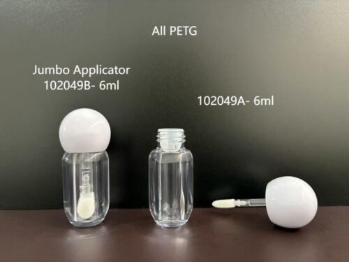 102049A
Lipgloss with Applicator and Screw Closure and Large Wand, S-Free and Mono-Material and Eco