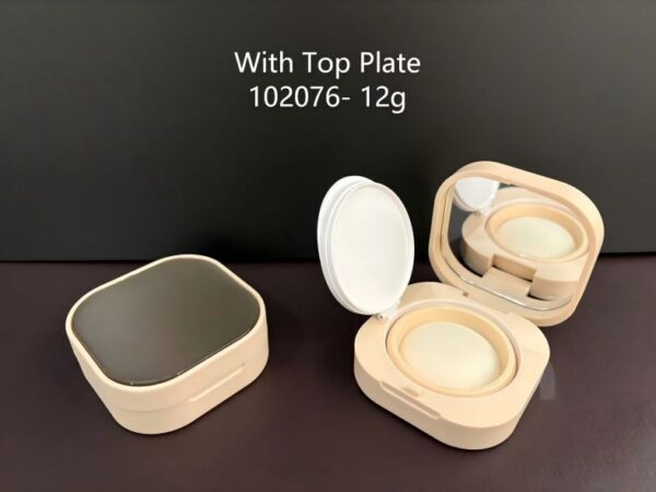 102076
Square Cushion with Mirror and Deco Top and Center Plate and Top Plate, Refillable