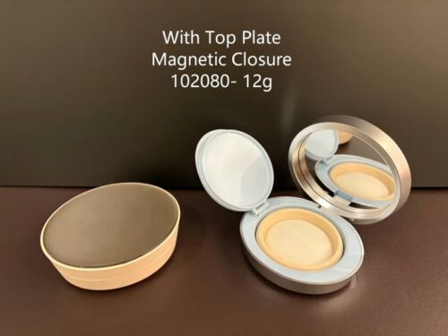 102080
Oval Cushion with Mirror and Deco Top and Top Plate, Refillable