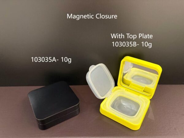 103035A
Square Cushion with Mirror and Deco Top and Top Plate, Refillable