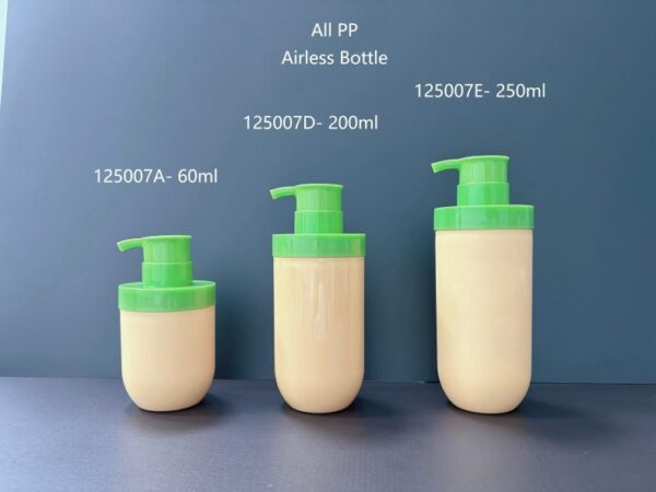 125007D
Bottle with Airless and On-Off Switch and Screw Closure, S-Free and Mono-Material