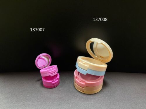 137007
Multi-Color Compact with Mirror, Stackable
