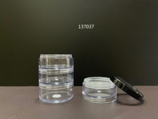 137037
Multi-Color Jar with Deco Top, Stackable