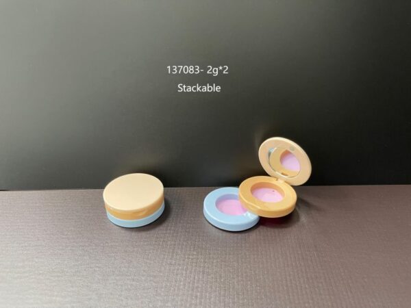 137083
Multi-Color Compact with Mirror and Magnetic Closure, Stackable