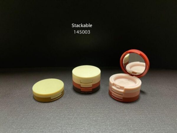 145003
Multi-Color Compact with Mirror and Snap Closure, Refillable and Stackable