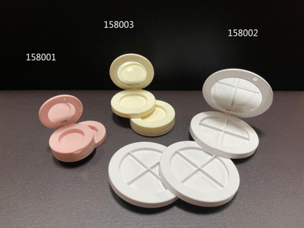 158001
Multi-Color Compact with Mirror, Stackable