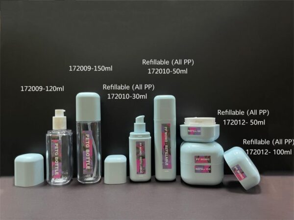 172010
Bottle, S-Free and Mono-Material and Refillable