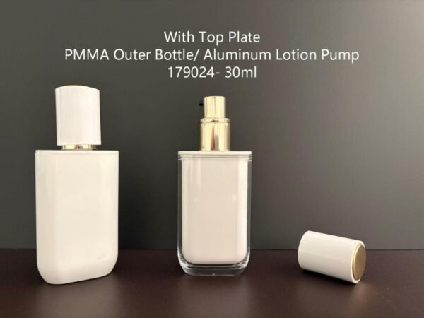 179024
Oval Bottle with Deco Top and Top Plate and Double-Wall
