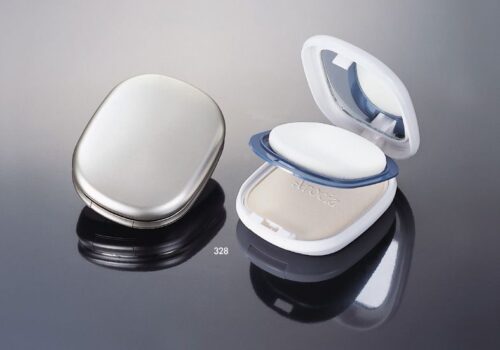 328
Multi-Color Square Compact with Mirror and Center Plate