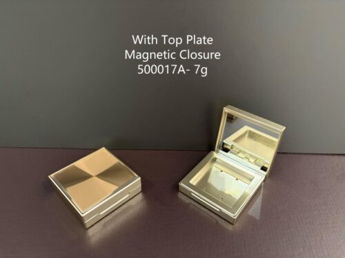 500017A
Square Compact with Mirror and Deco Top and Top Plate