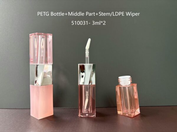510031
Multi-Color Square Lipgloss with Applicator, S-Free