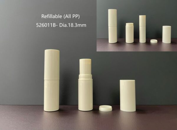 526011B
Stick, S-Free and Mono-Material and Refillable
