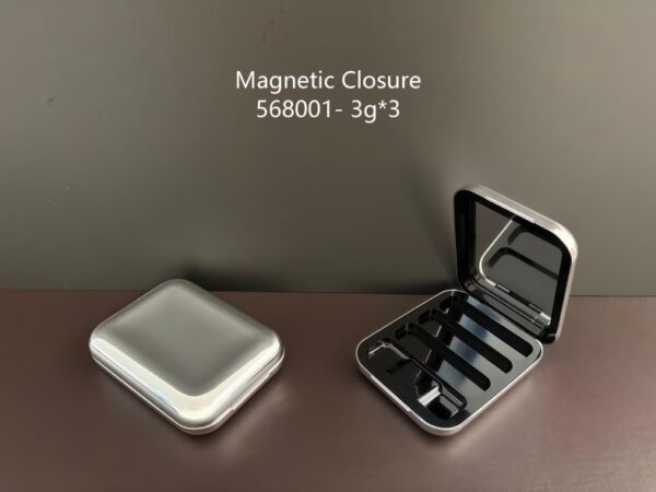 568001
Multi-Color Square Compact with Mirror
