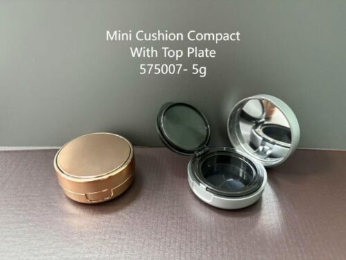575007-5.0g-Single-Deco-Top_With_Mirror-Snap_Closure-PP_ABS-Refillable 575007
Cushion with Mirror and Deco Top and Top Plate, Refillable