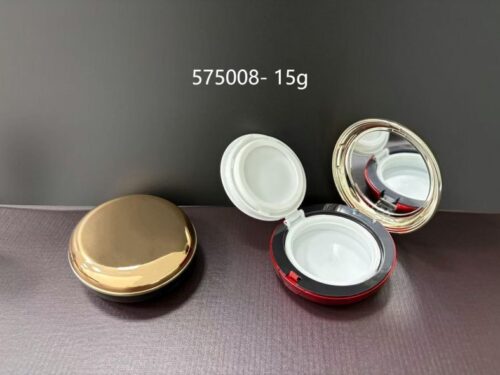 575008-15.0g-Single-With_Mirror-Push-Button_Closure-PP_ABS-Refillable 575008
Two-Color Cushion with Mirror, Refillable