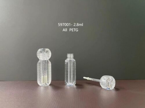597001
Shaped Lipgloss with Applicator and Screw Closure and Regular Wand, S-Free and Mono-Material and Eco