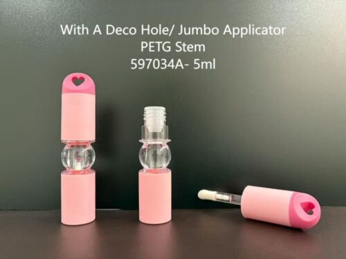 597034A
Shaped Lipgloss with Applicator and Loop