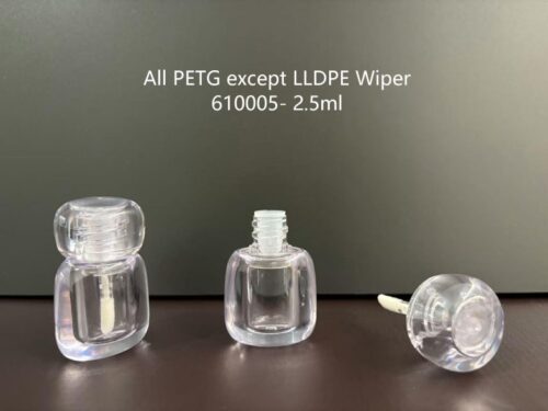 610005
Lipgloss with Applicator and Screw Closure and Regular Wand, S-Free and Mono-Material and Eco