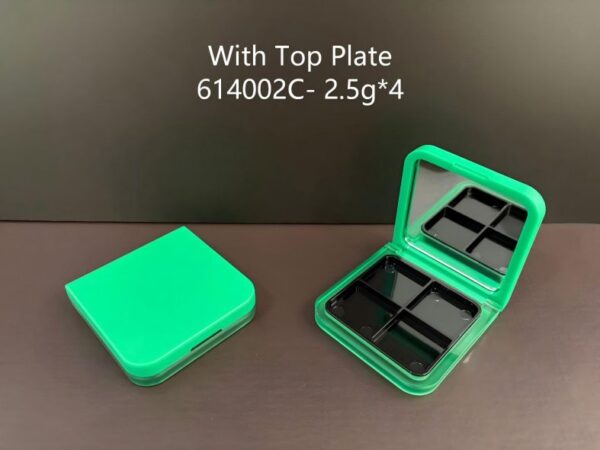 614002C
Multi-Color Square Compact with Mirror and Top Plate