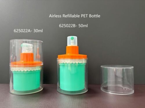 625022A
Bottle with Airtight and Airless and Double-Wall, S-Free and Mono-Material and Refillable and Recycled