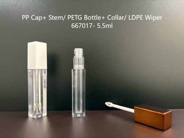 667017
Square Lipgloss with Applicator, S-Free